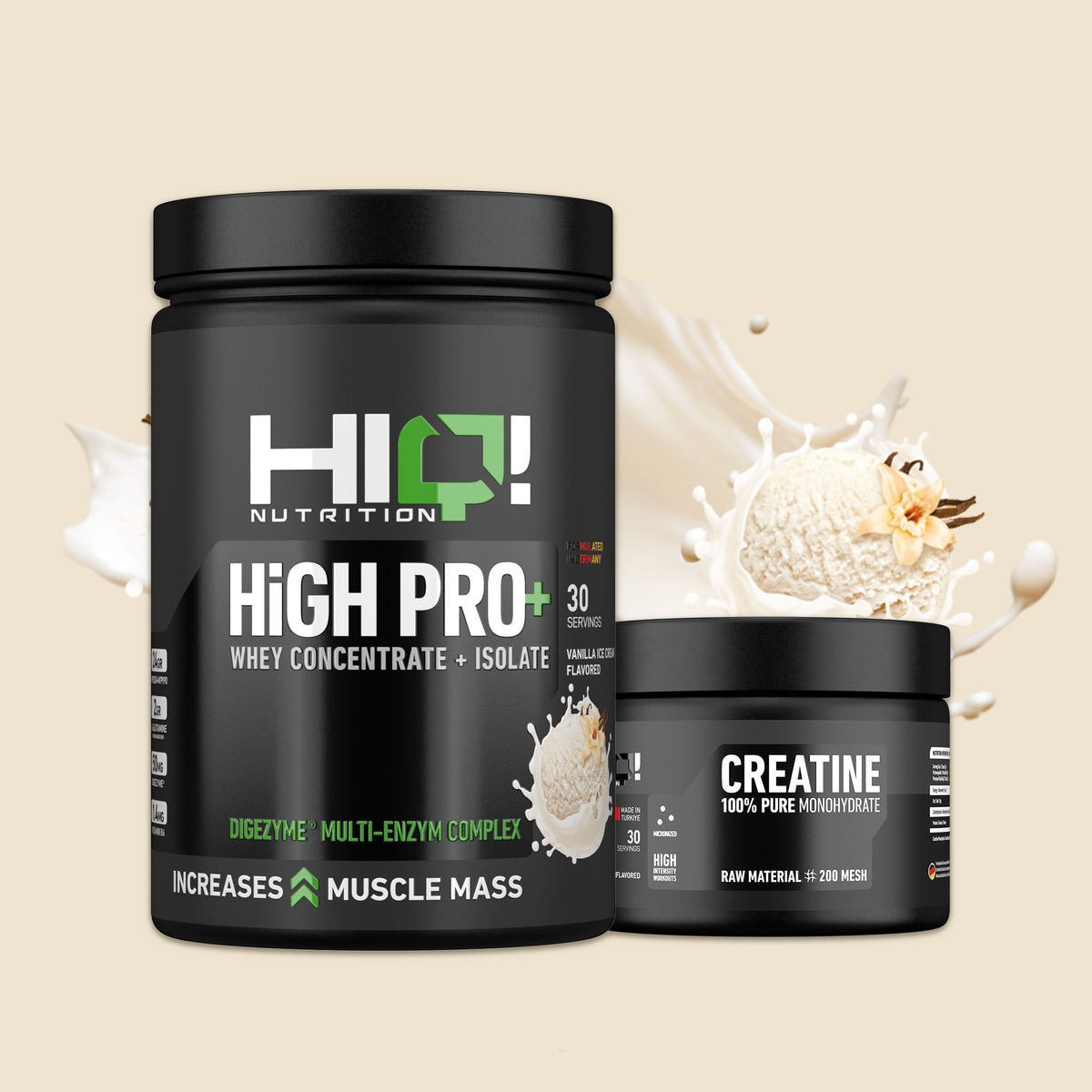 HIQ High Pro+ 900g | HIQ Creatine 150g Hediyeli
