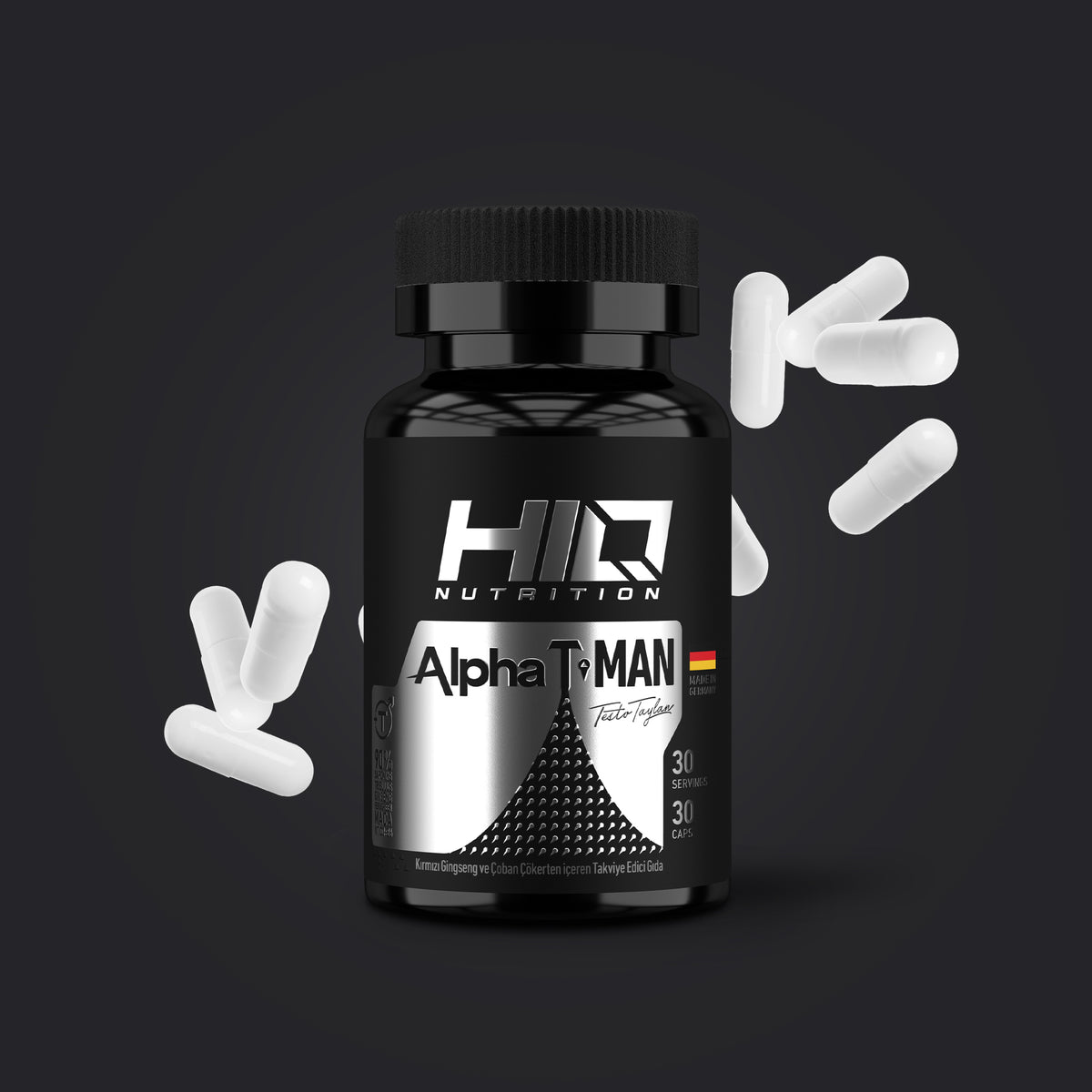 HIQ ALPHA T-MAN 30 CAPS.