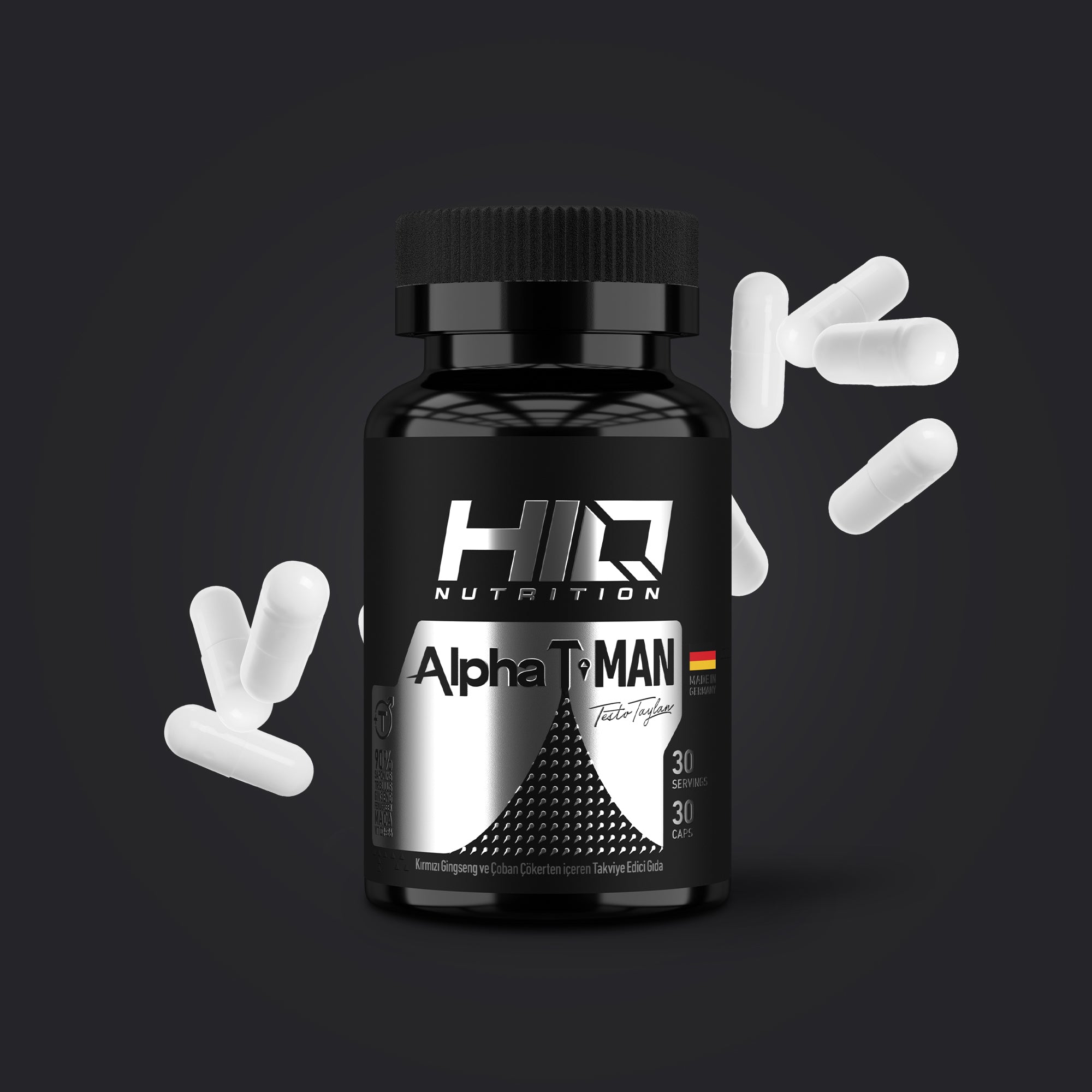 HIQ ALPHA T-MAN 30 CAPS.