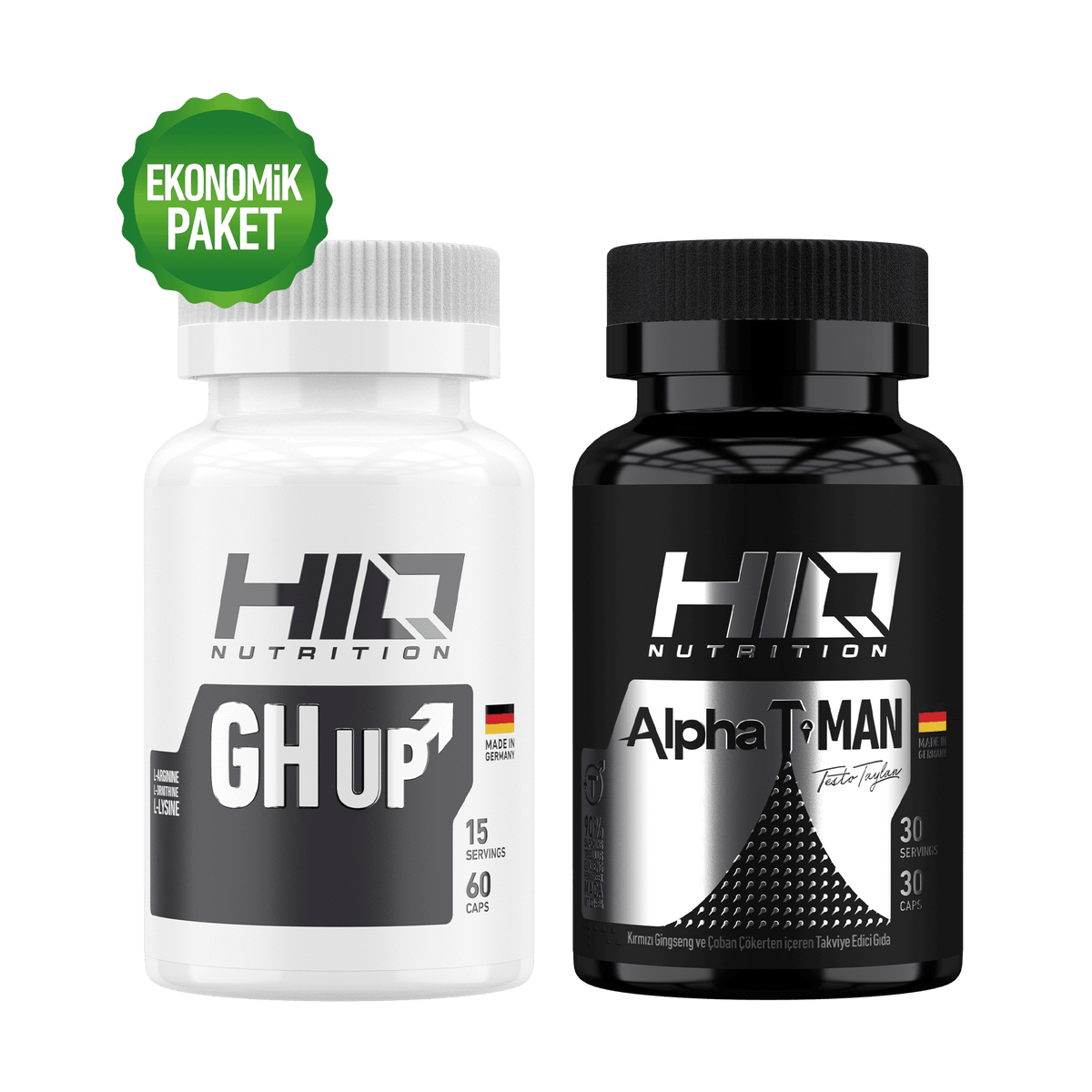 HIQ GH-UP & HIQ ALPHA T-MAN | Ekonomik Bundle