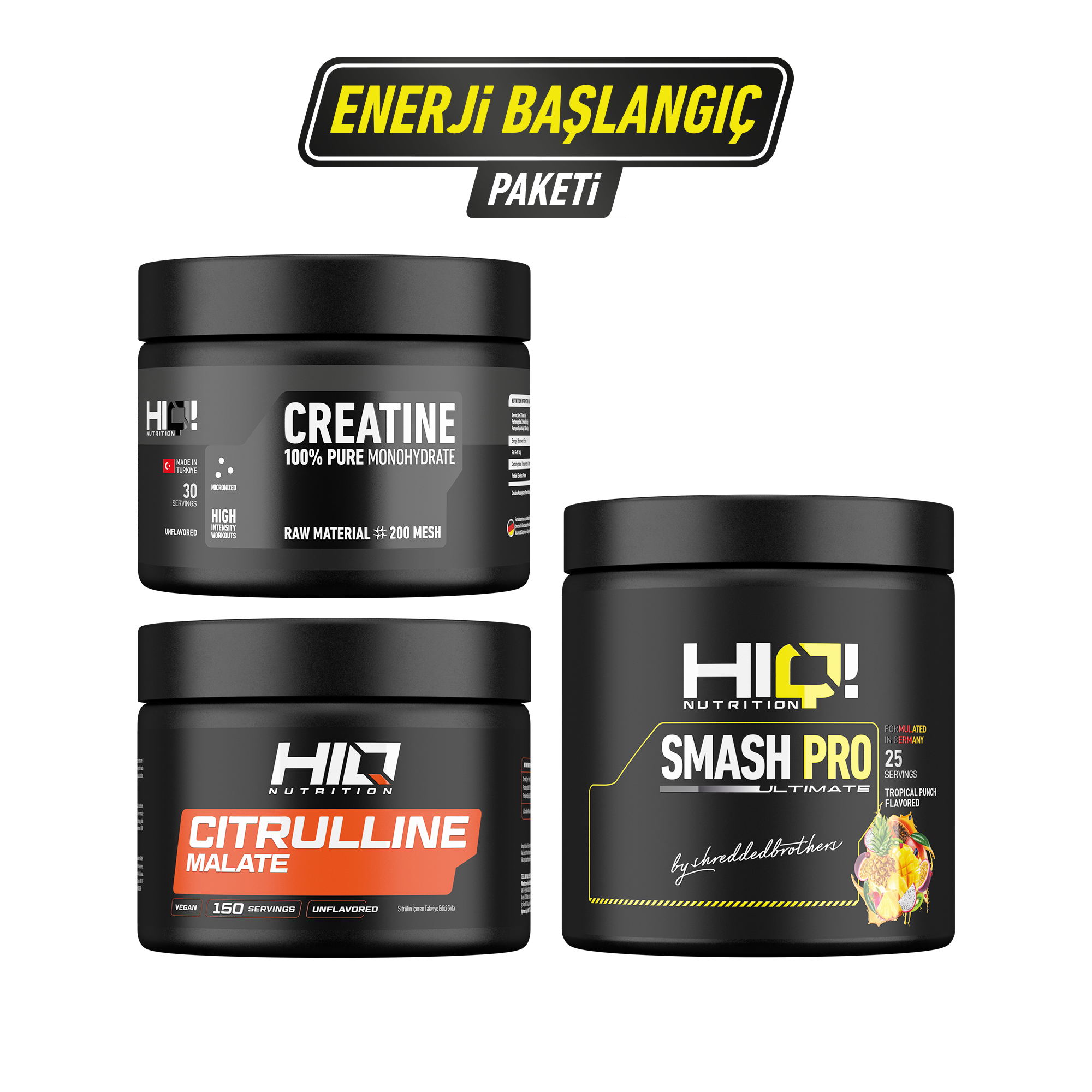 HIQ Enerji Başlangıç Paketi + Shaker