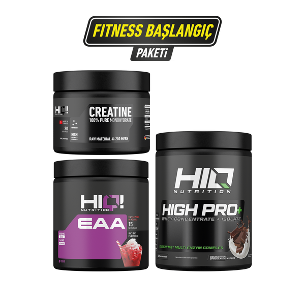 HIQ Fitness Başlangıç Paketi + Shaker