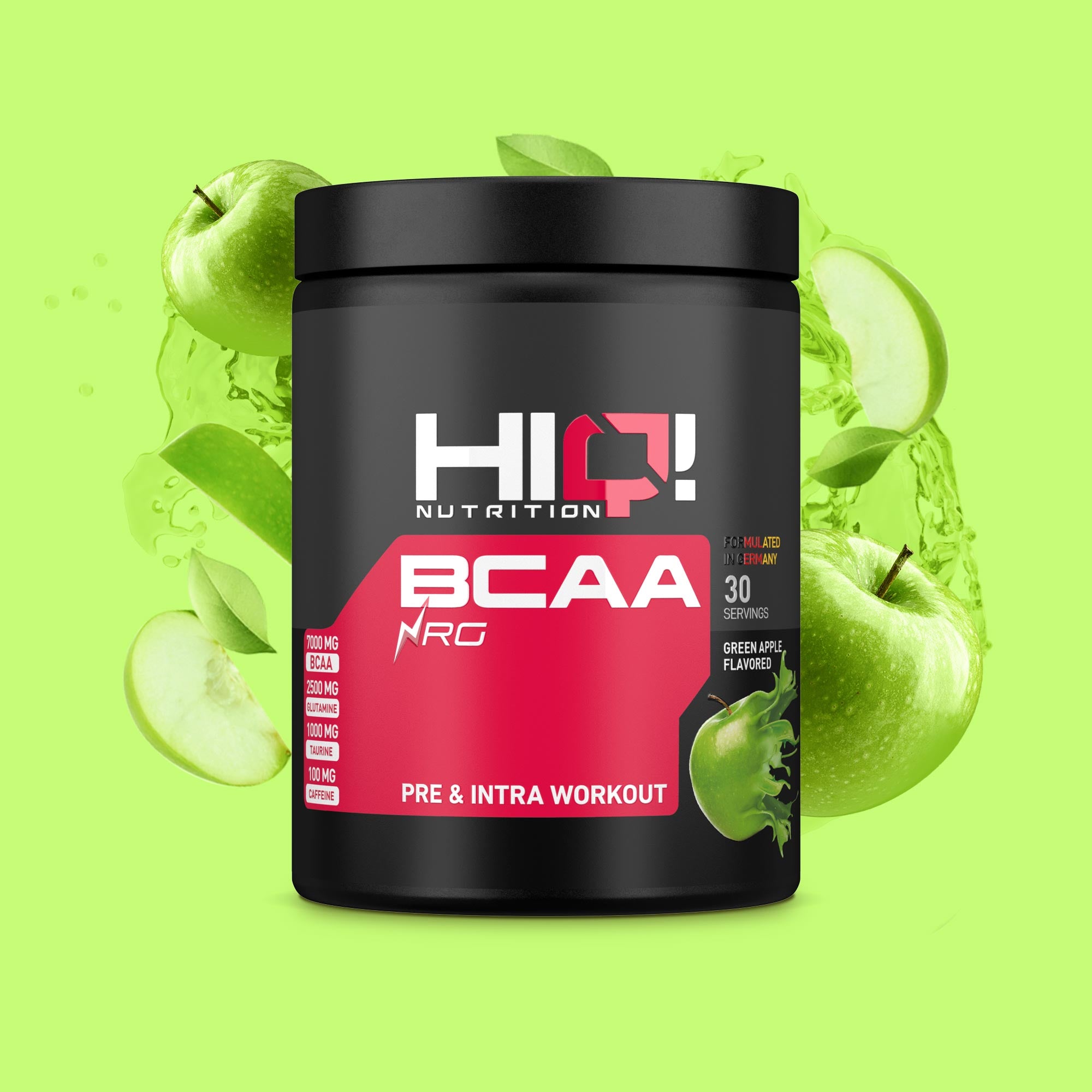 HIQ BCAA NRG 390g | Kafeinli BCAA ve Glutamin – HIQ Nutrition
