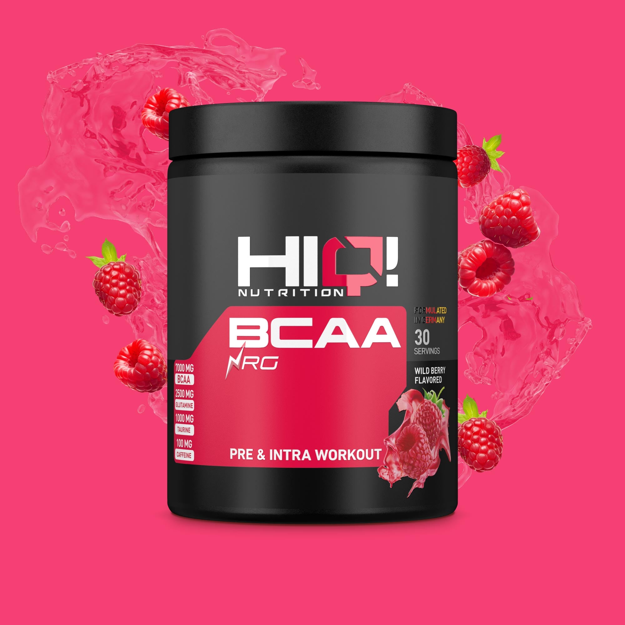 HIQ BCAA NRG 390g | Kafeinli BCAA ve Glutamin – HIQ Nutrition