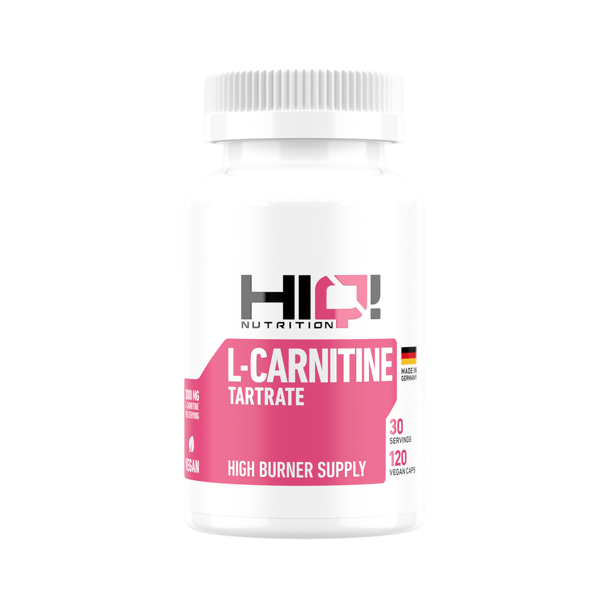 HIQ L-Carnitine Tartare 120 Capsules HIQ Nutrition HIQ L-Carnitine Tartare 120 Capsules HIQ Nutrition