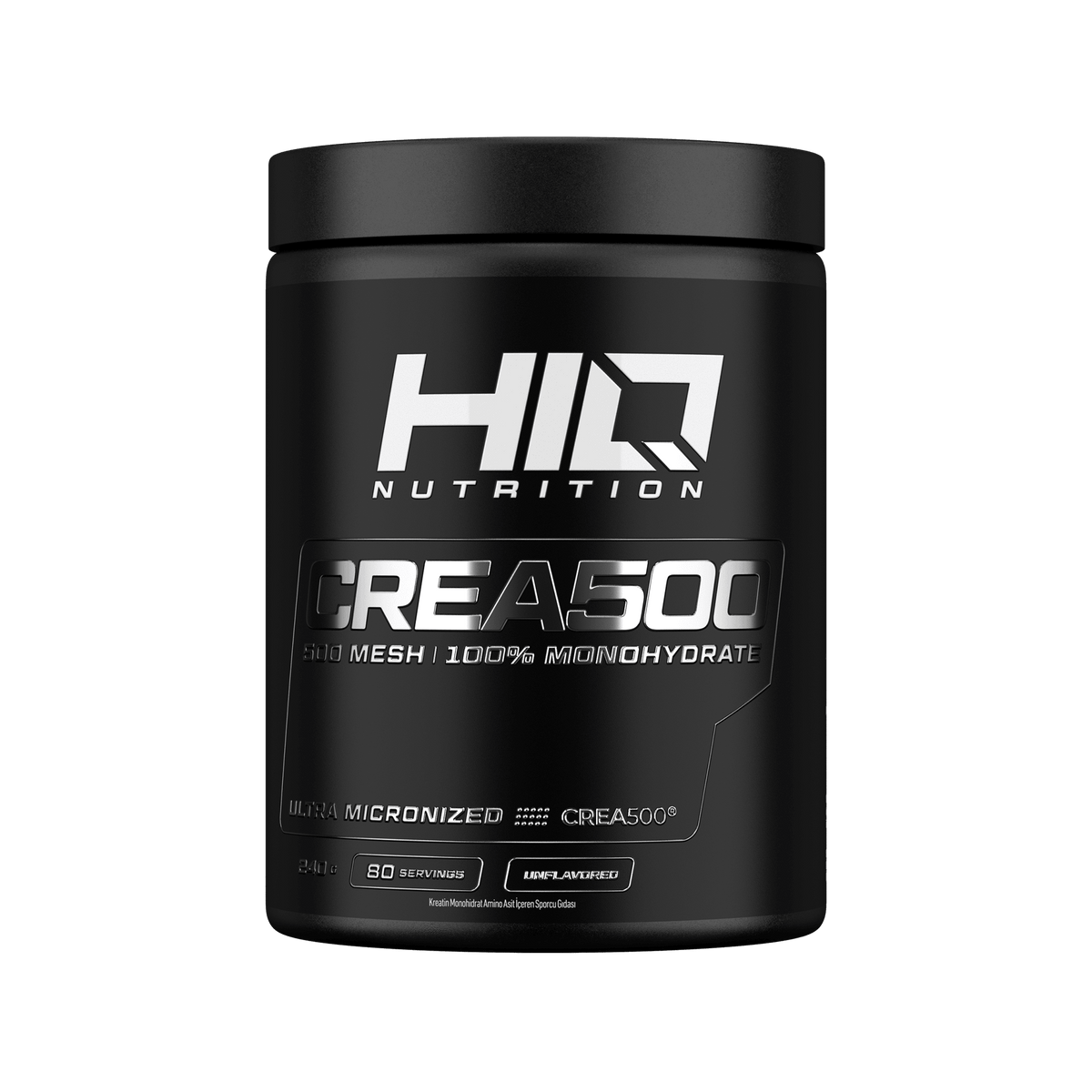 HIQ CREA500 Creatine 240g Unflavored