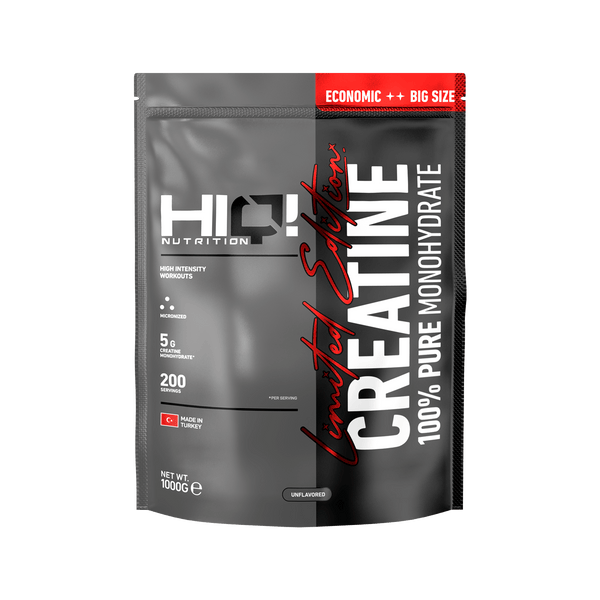 HIQ Creatine %100 Monohydrate Unflavored - Limited Edition — 1000 g