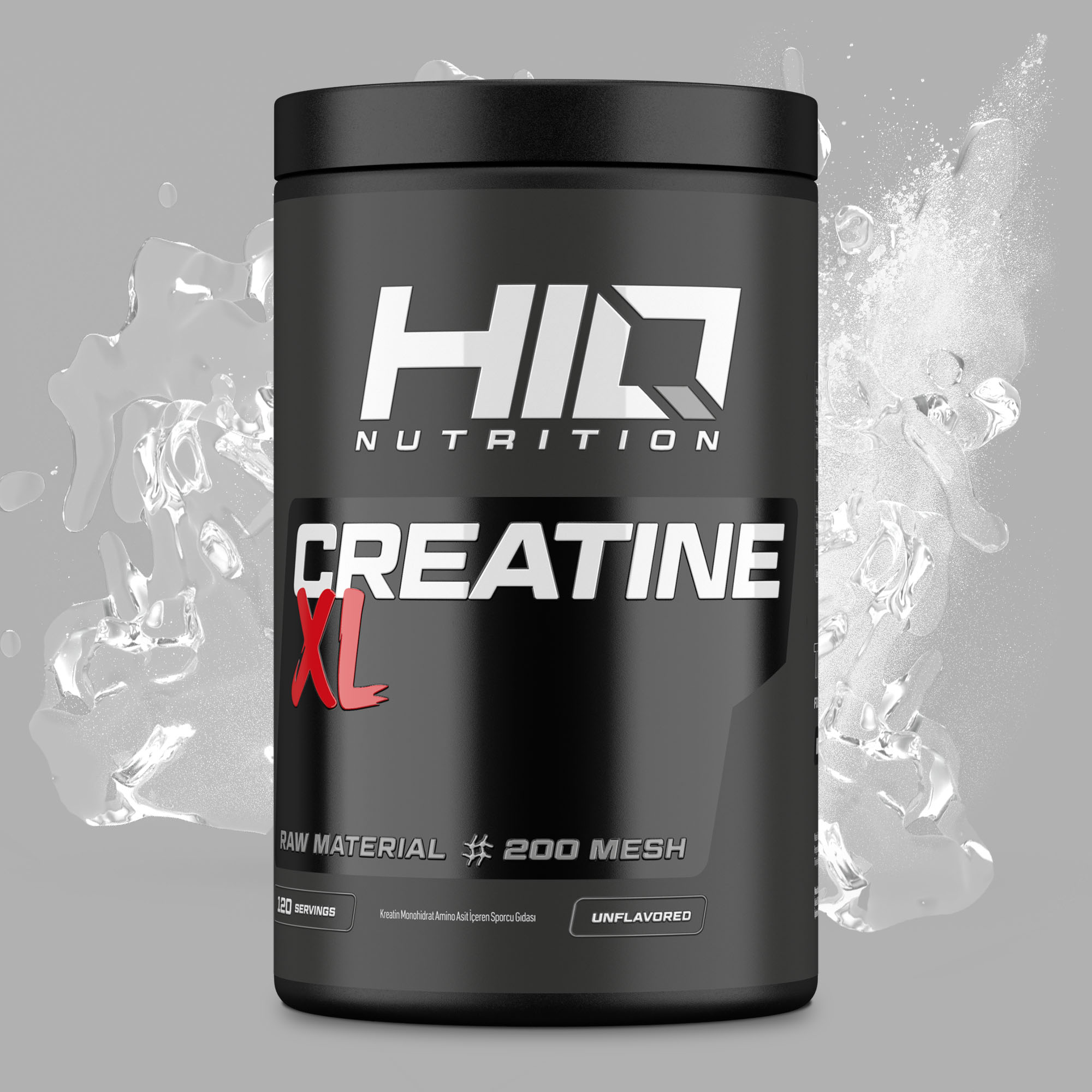 HIQ Creatine %100 Monohydrate XL 600g Unflavored
