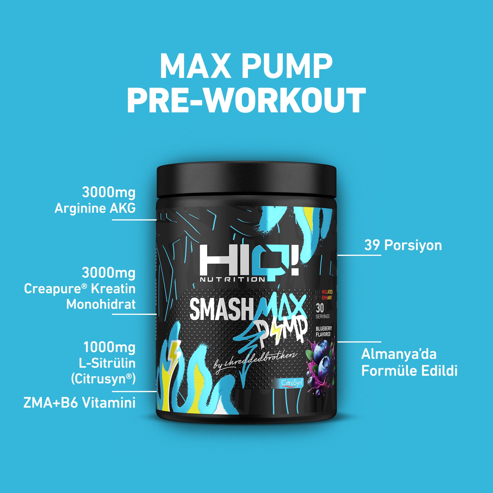 HIQ Smash Max Pmp 390g