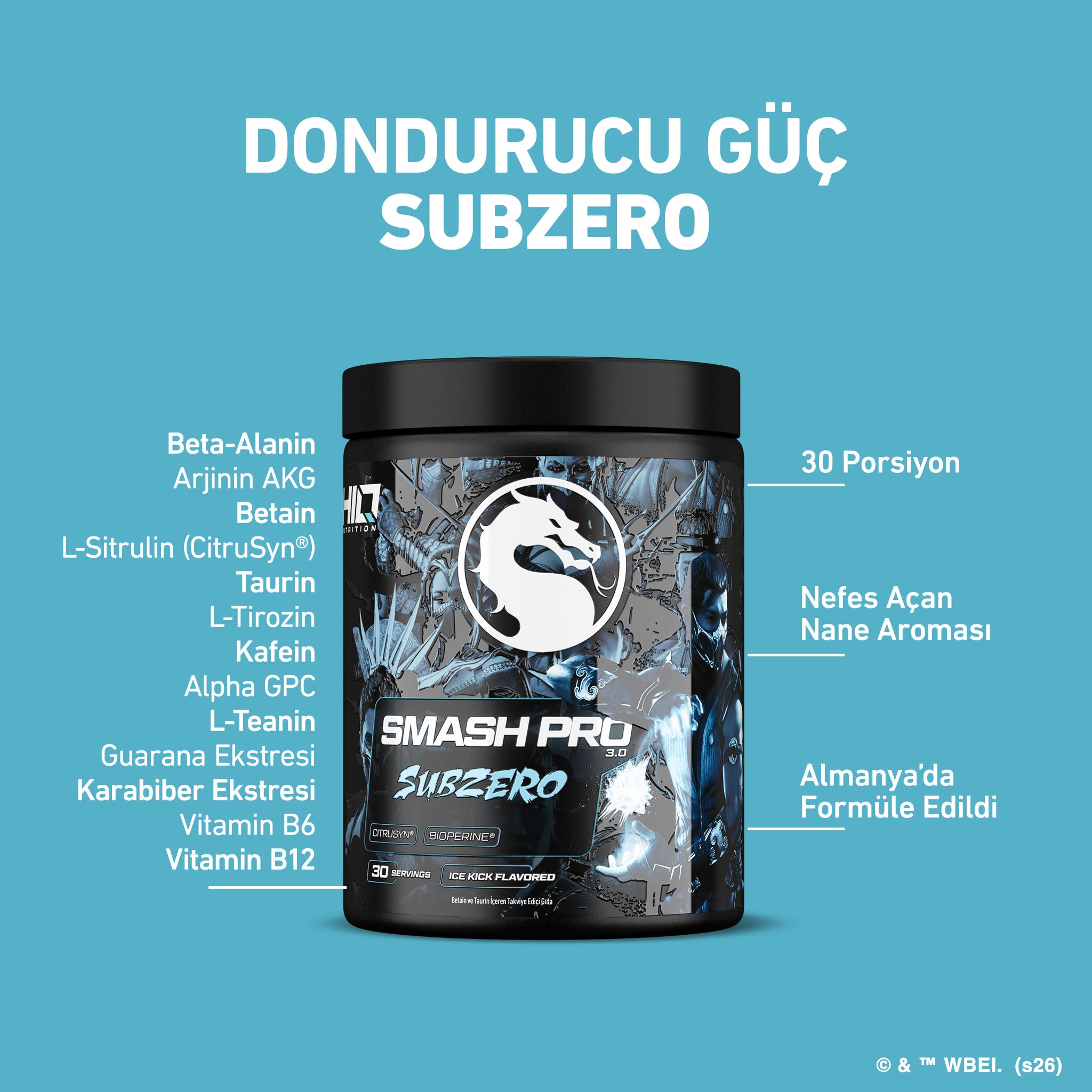 HIQ SMASH PRO 3.0 SUBZERO 420G