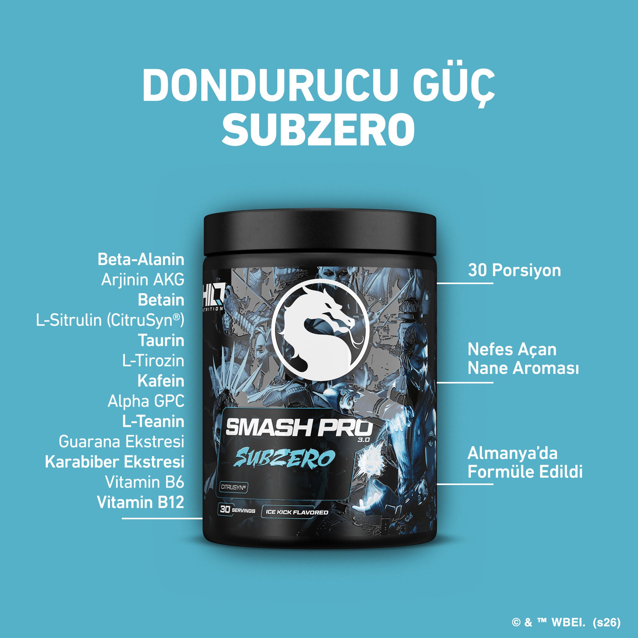 HIQ SMASH PRO 3.0 SUBZERO 420G