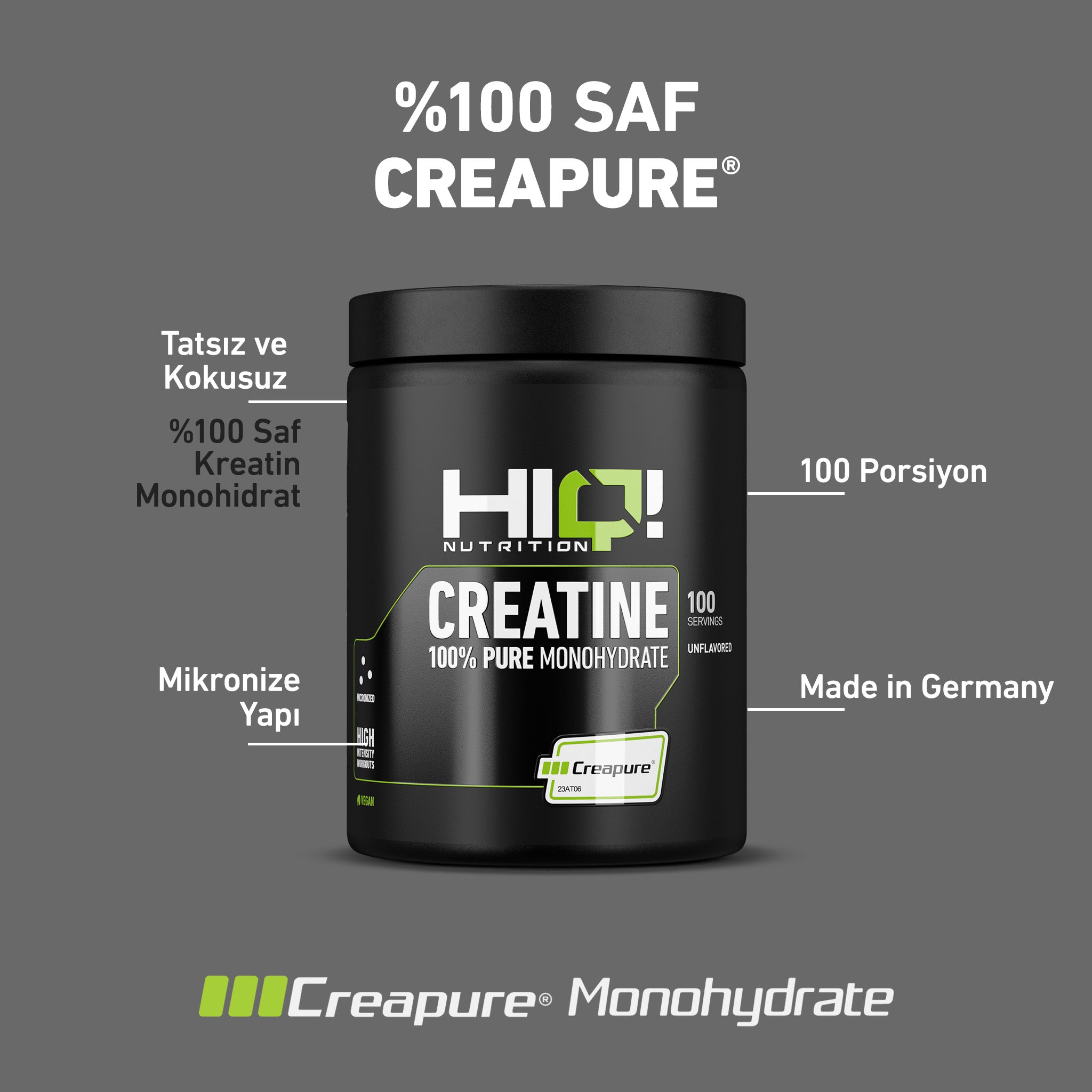 HIQ Creatine (Creapure®) 500g