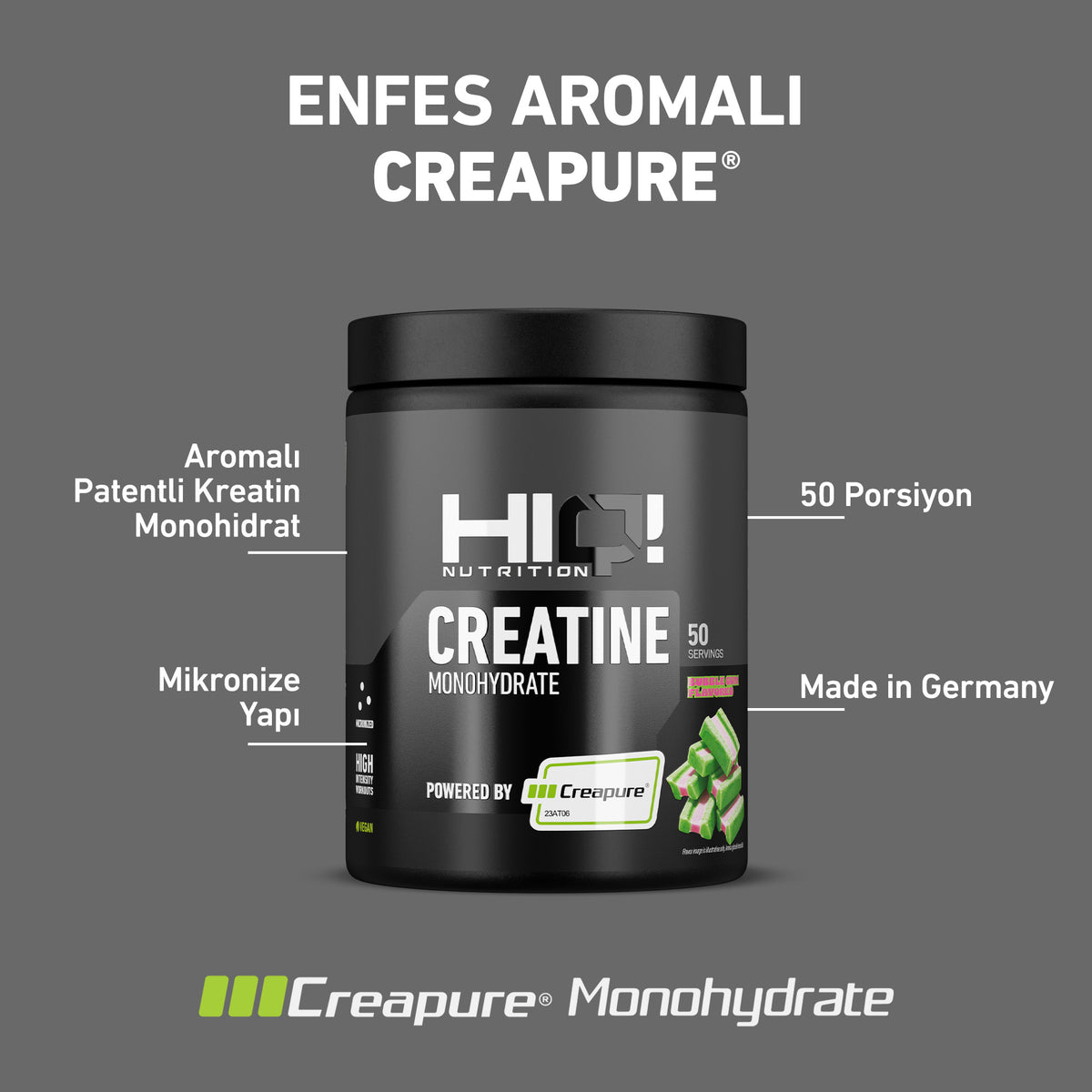 HIQ Creatine (Creapure®) 320g