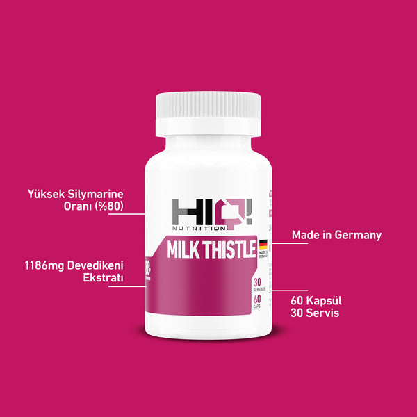 HIQ Milk Thistle 60 Kapsül