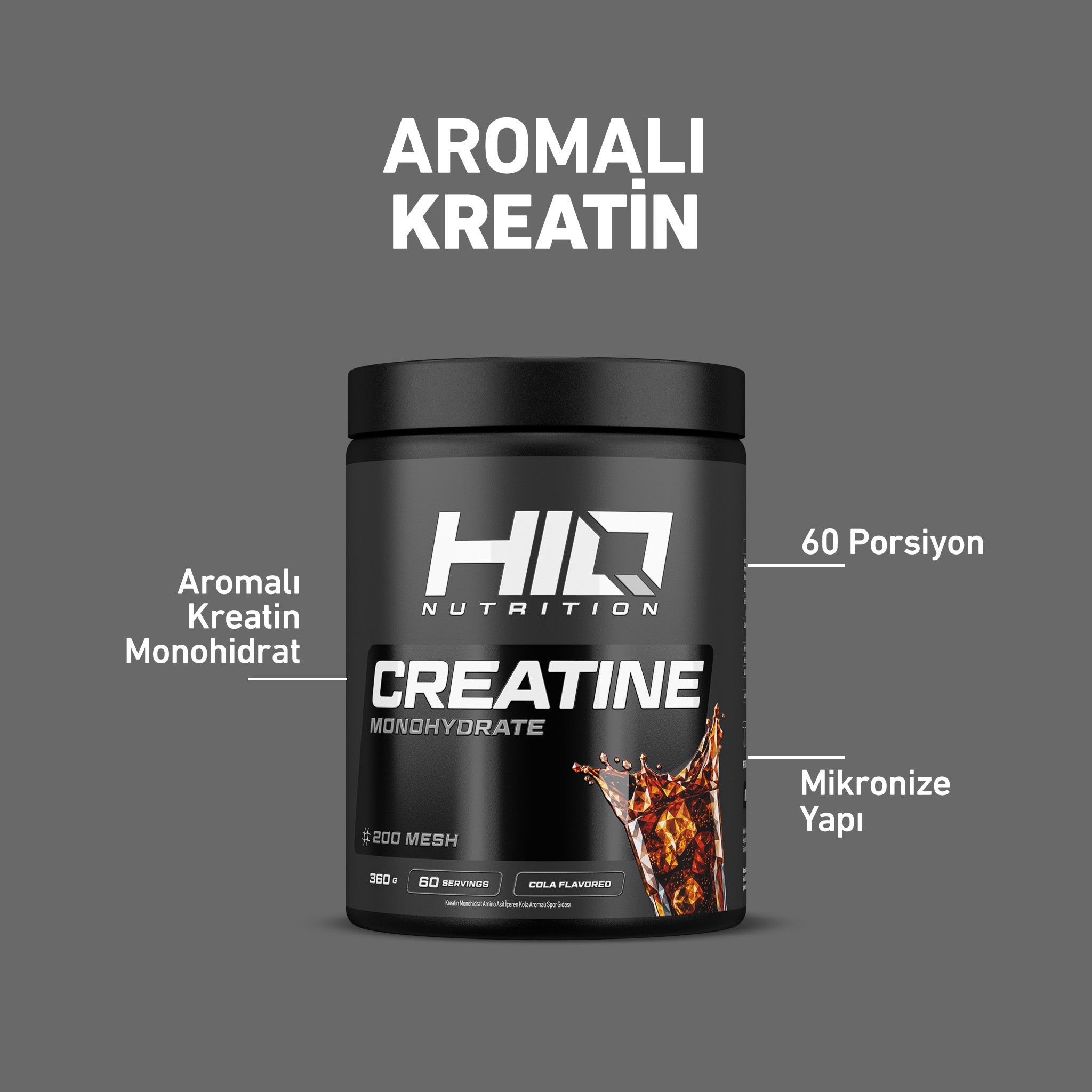 HIQ Creatine 360g