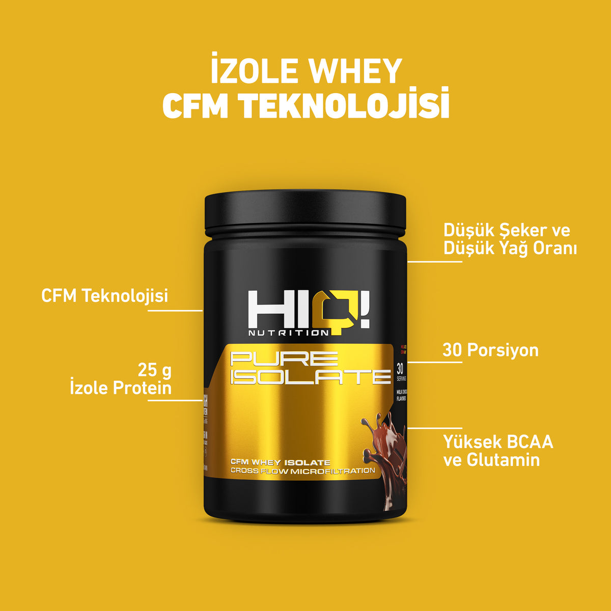 HIQ Isolate 900g