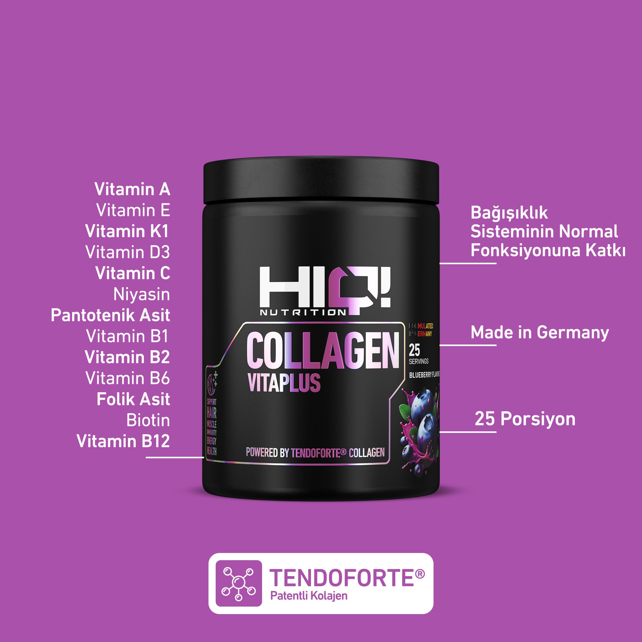 HIQ Collagen Vitaplus 300g