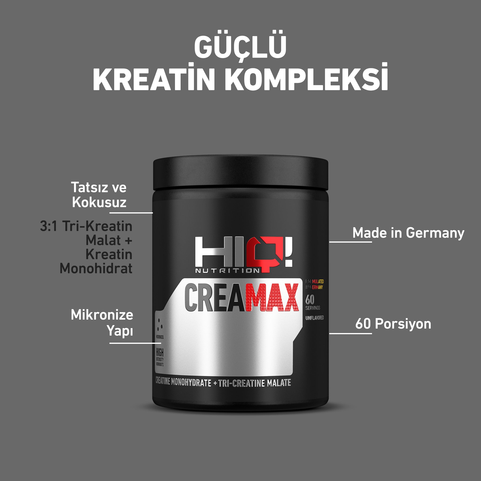 HIQ Creamax 300g Unflavored