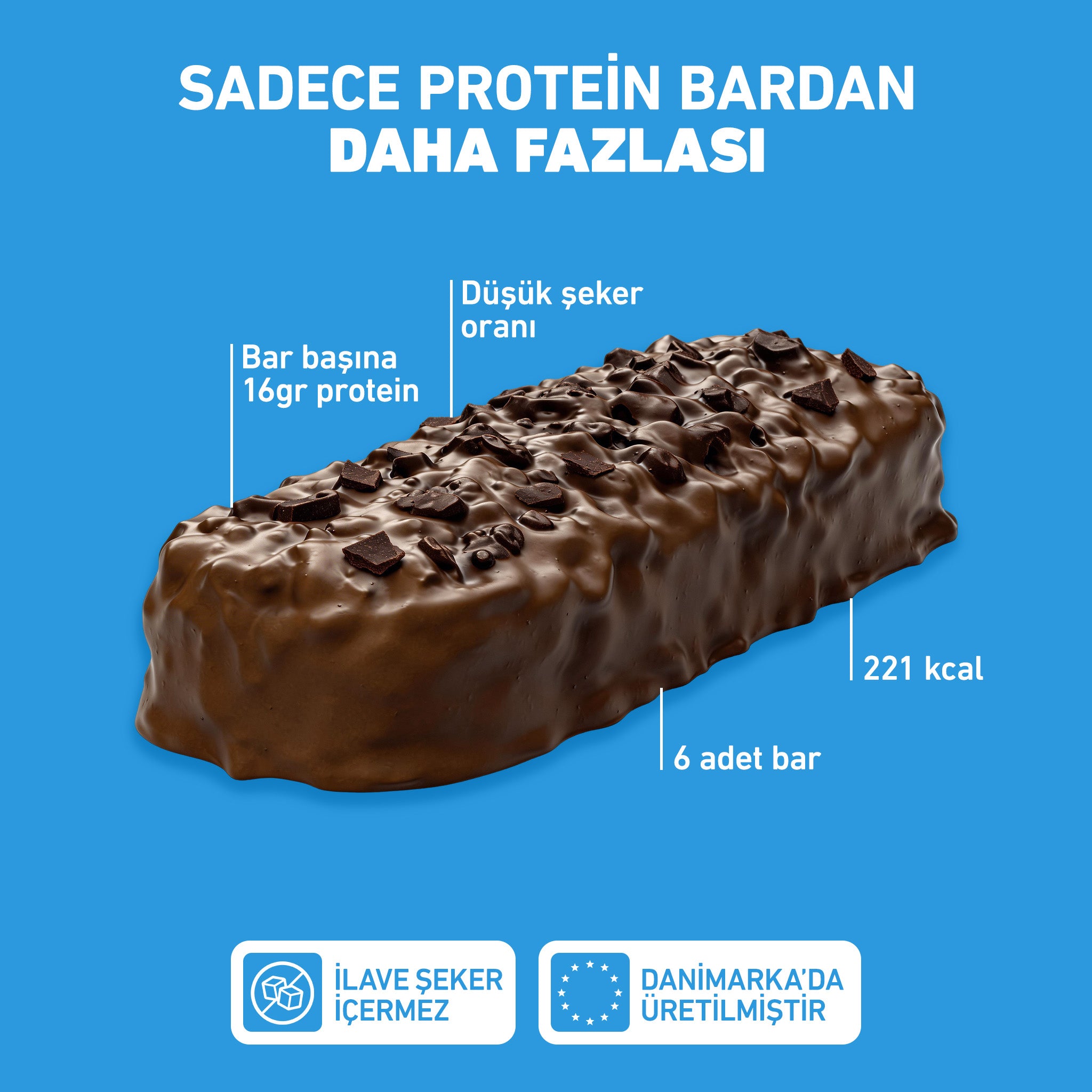 HIQ High Pro Protein Bar 6x55g Chocolate Brownie Flavor – HIQ