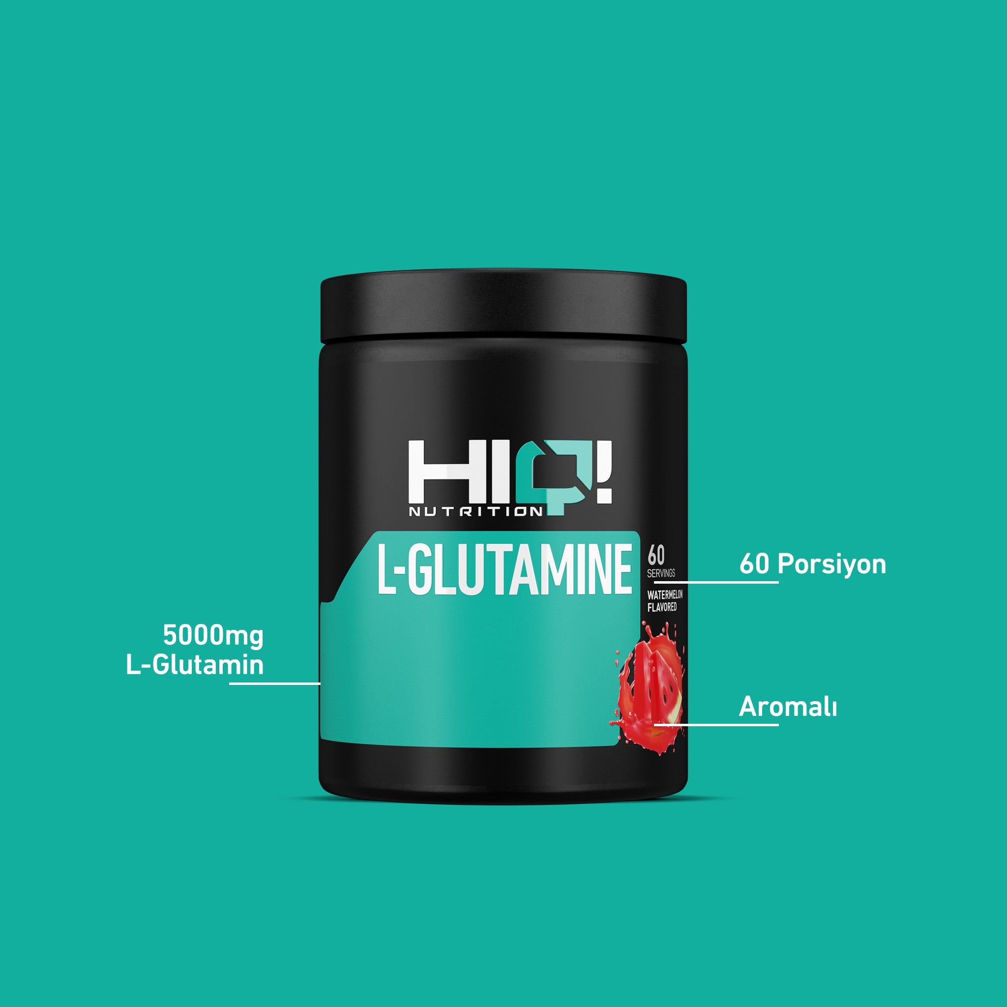 HIQ L-Glutamine 360g