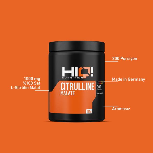 HIQ Citrulline Malate 300g Unflavored
