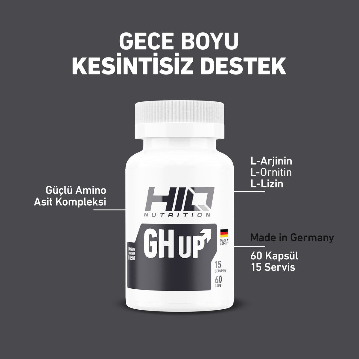 HIQ Gh-Up 60 Kapsül