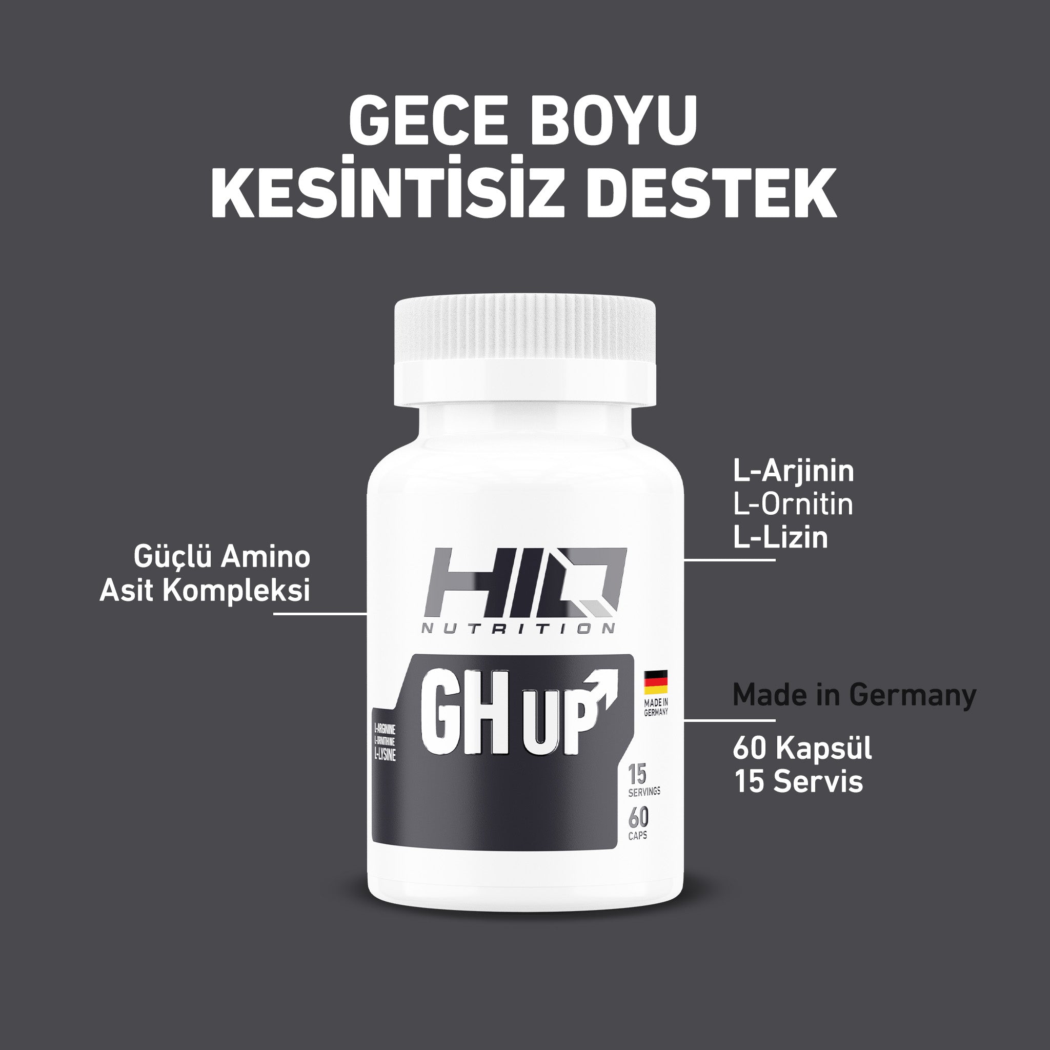 HIQ Gh-Up 60 Kapsül