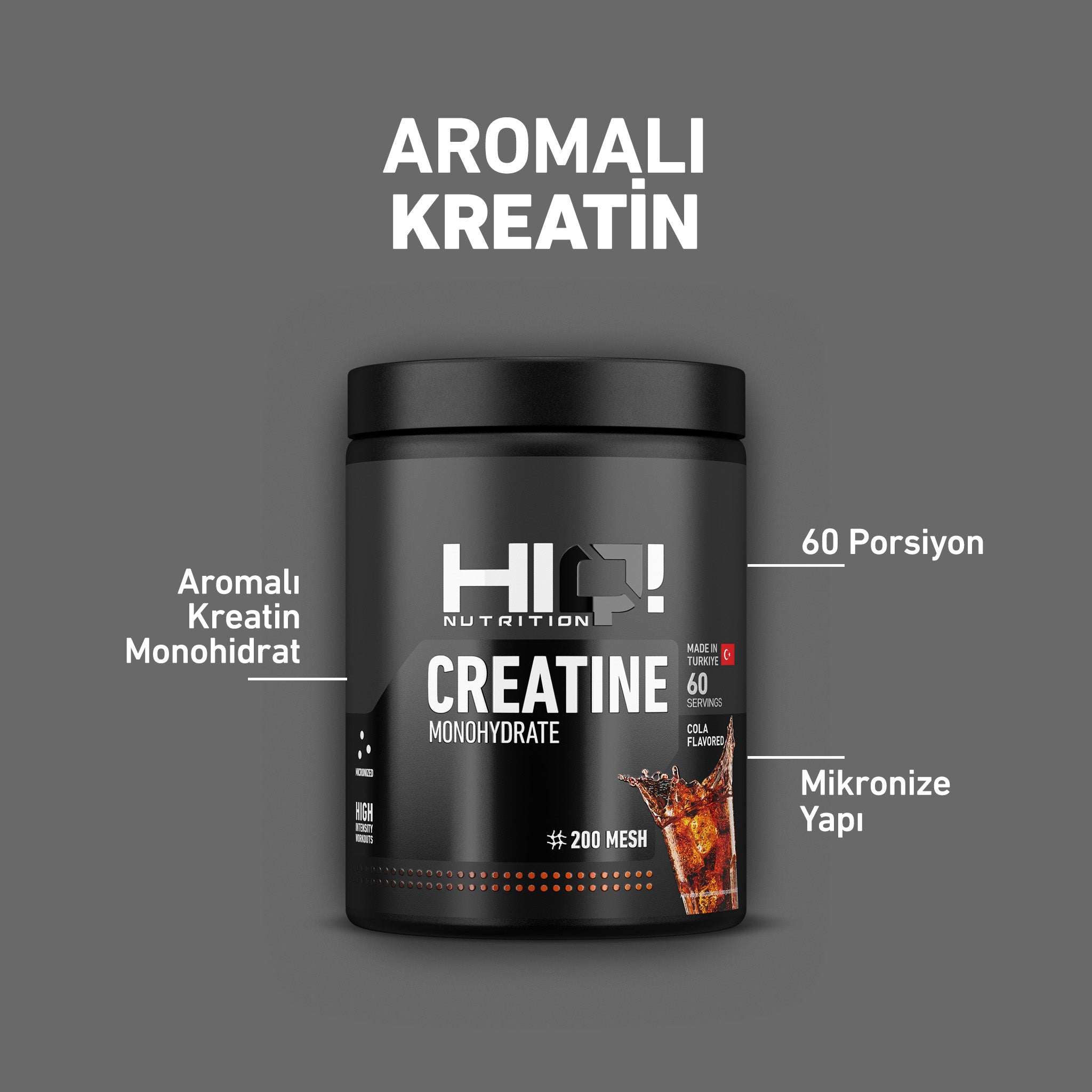 HIQ Creatine 360g