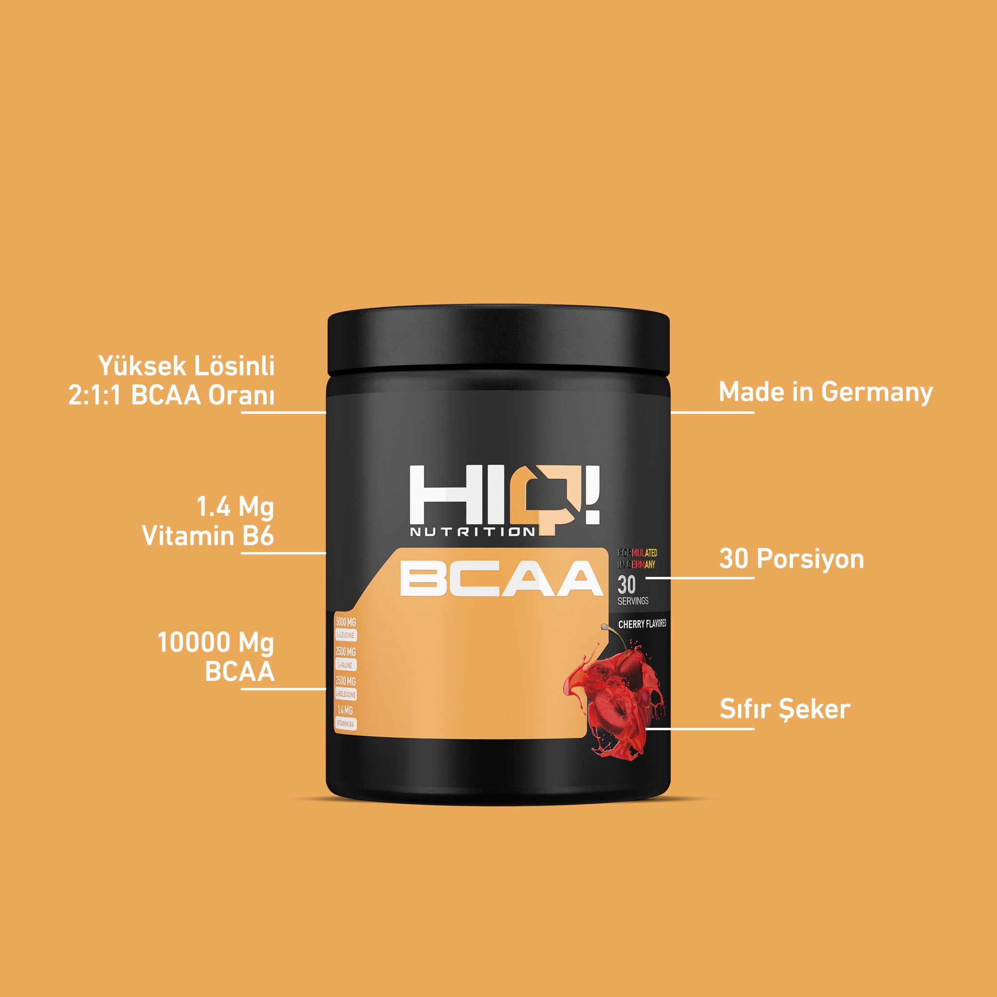 HIQ Bcaa 390g