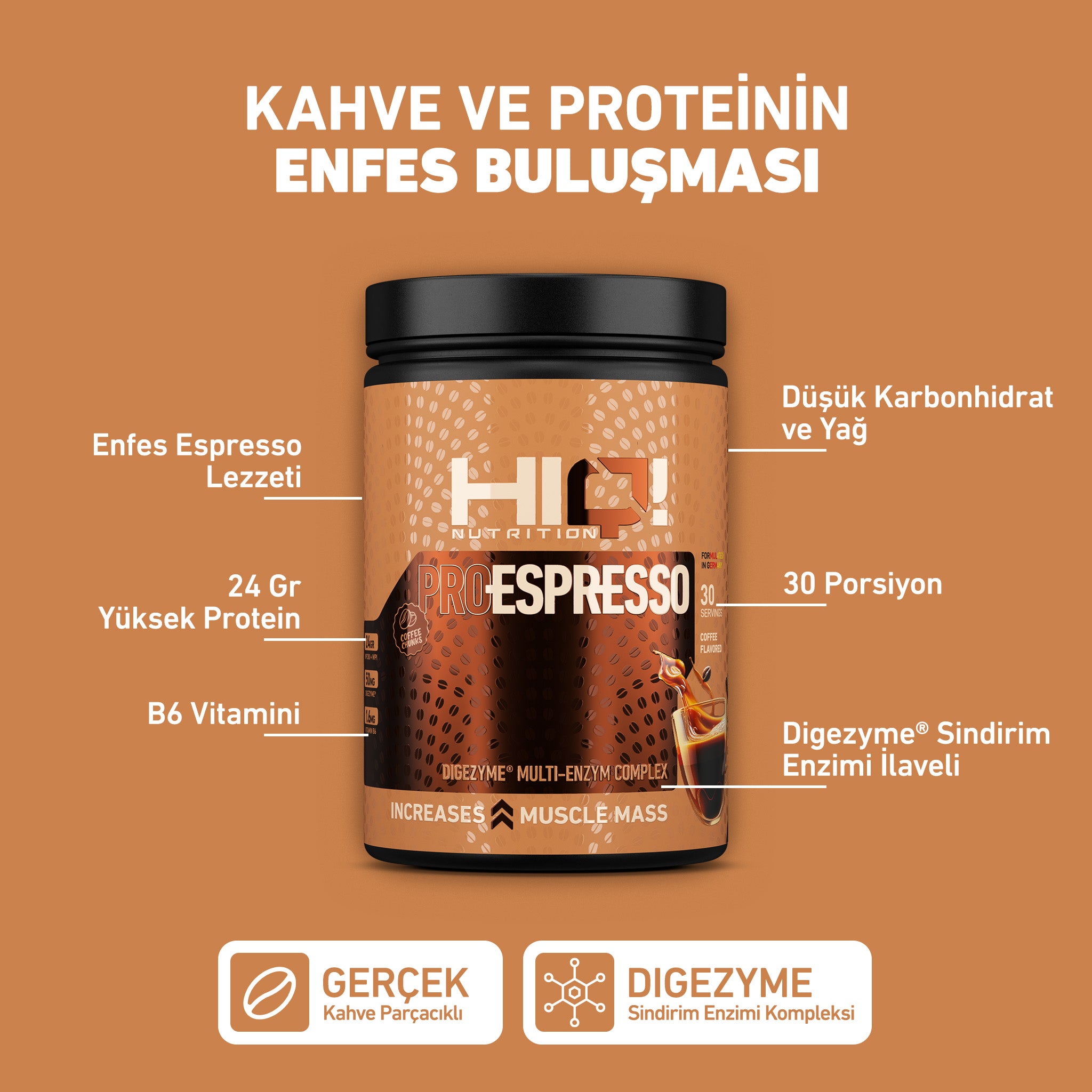 HIQ ProEspresso 900g