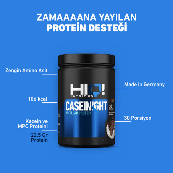 HIQ Caseinight Micellar Protein 900g