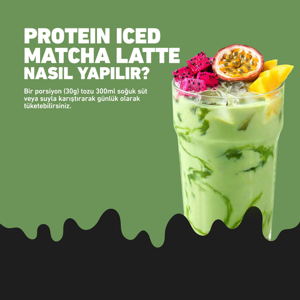HIQ PROTEIN ICED MATCHA LATTE 500G