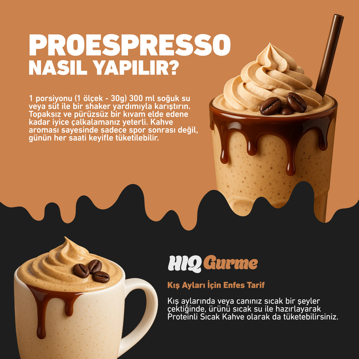 HIQ ProEspresso 900g Coffee Flavored