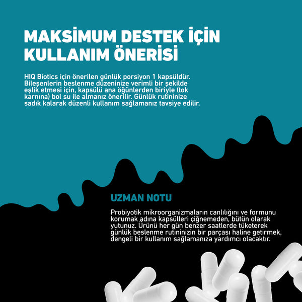 HIQ Biotics 30 Vegan Kapsül
