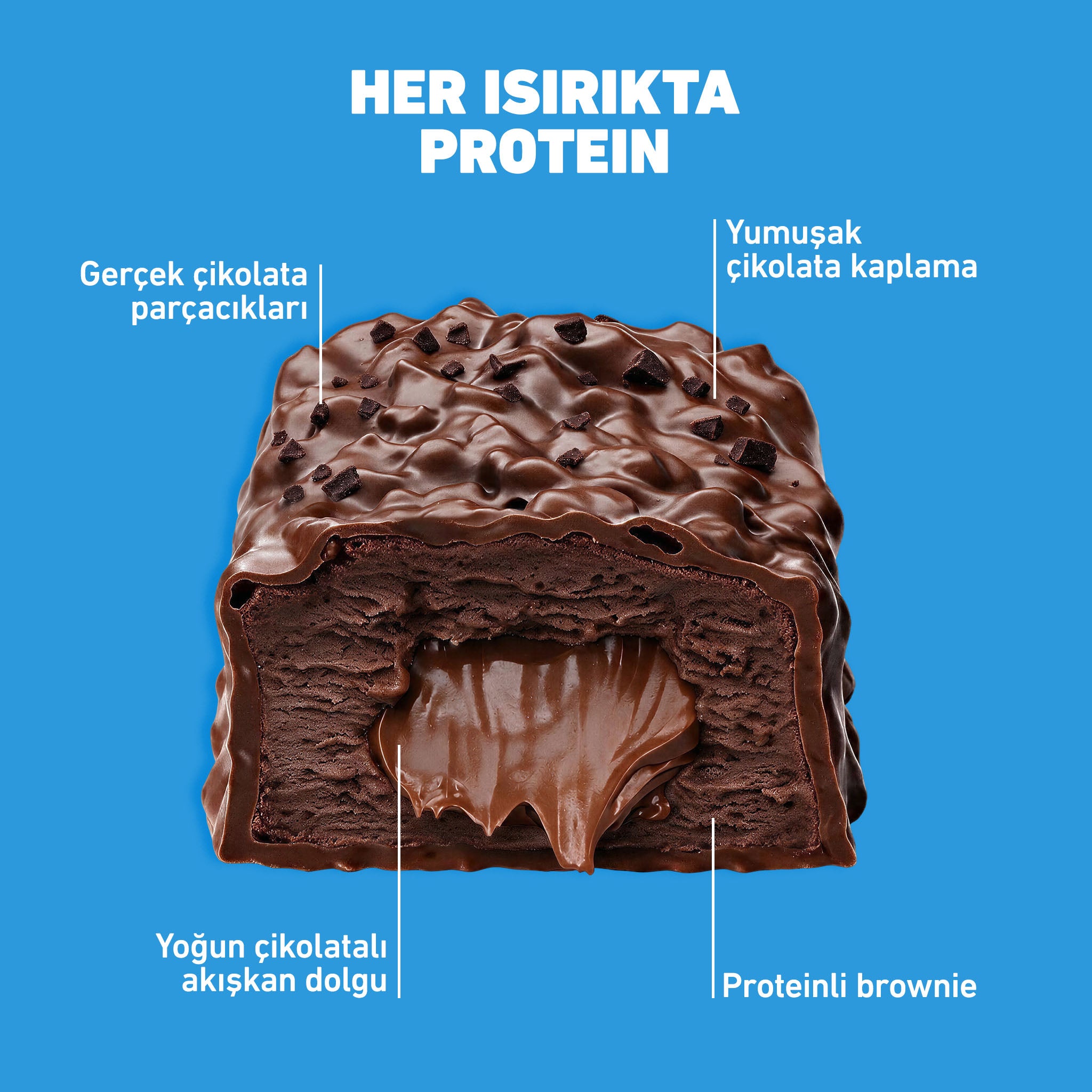 HIQ High Pro Protein Bar 6x55g Chocolate Brownie Flavor – HIQ
