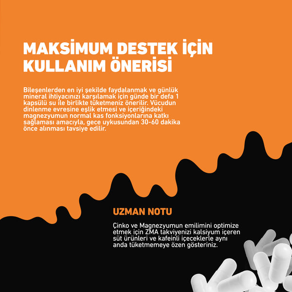 HIQ ZMA + 30 Kapsül