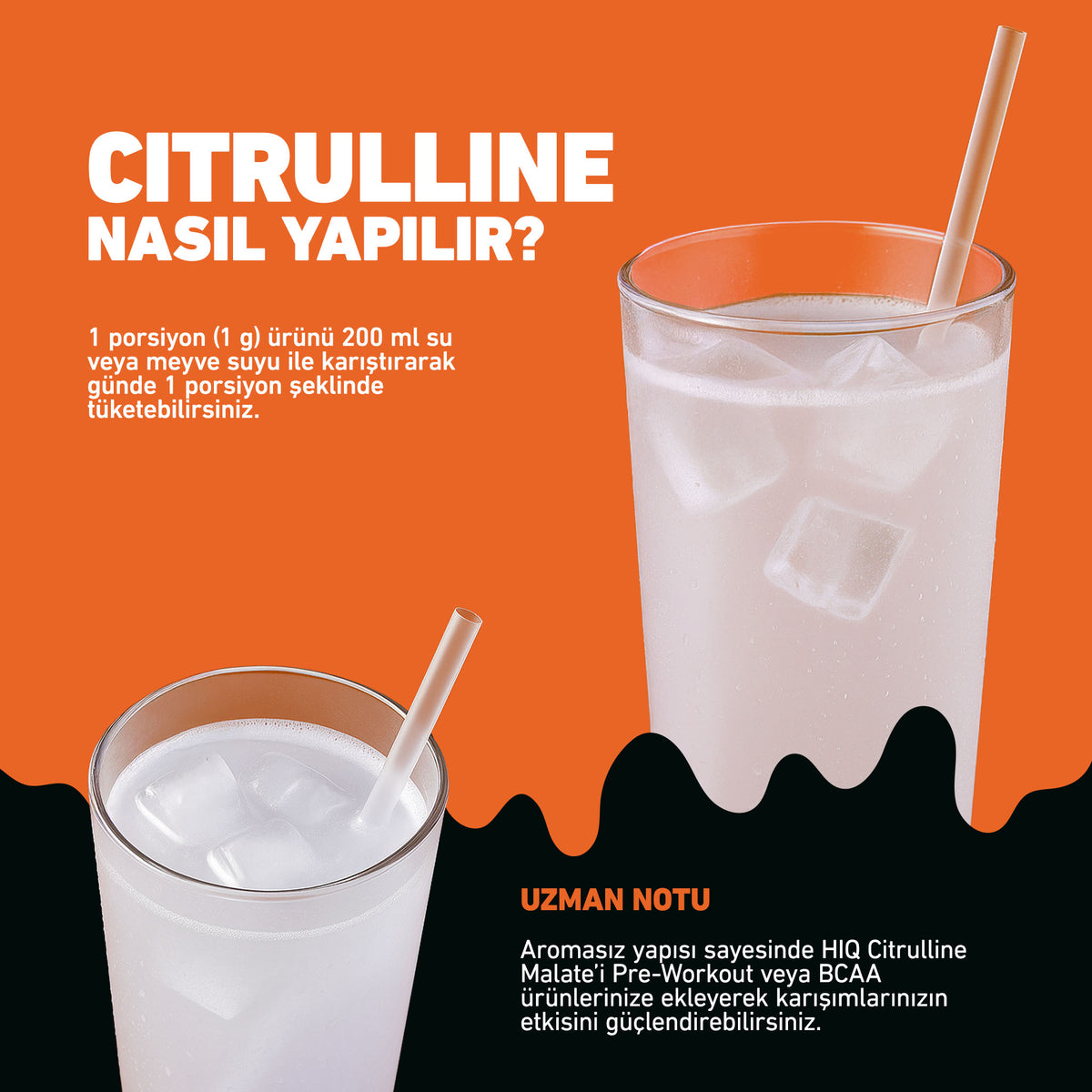 HIQ Citrulline Malate 300g Unflavored