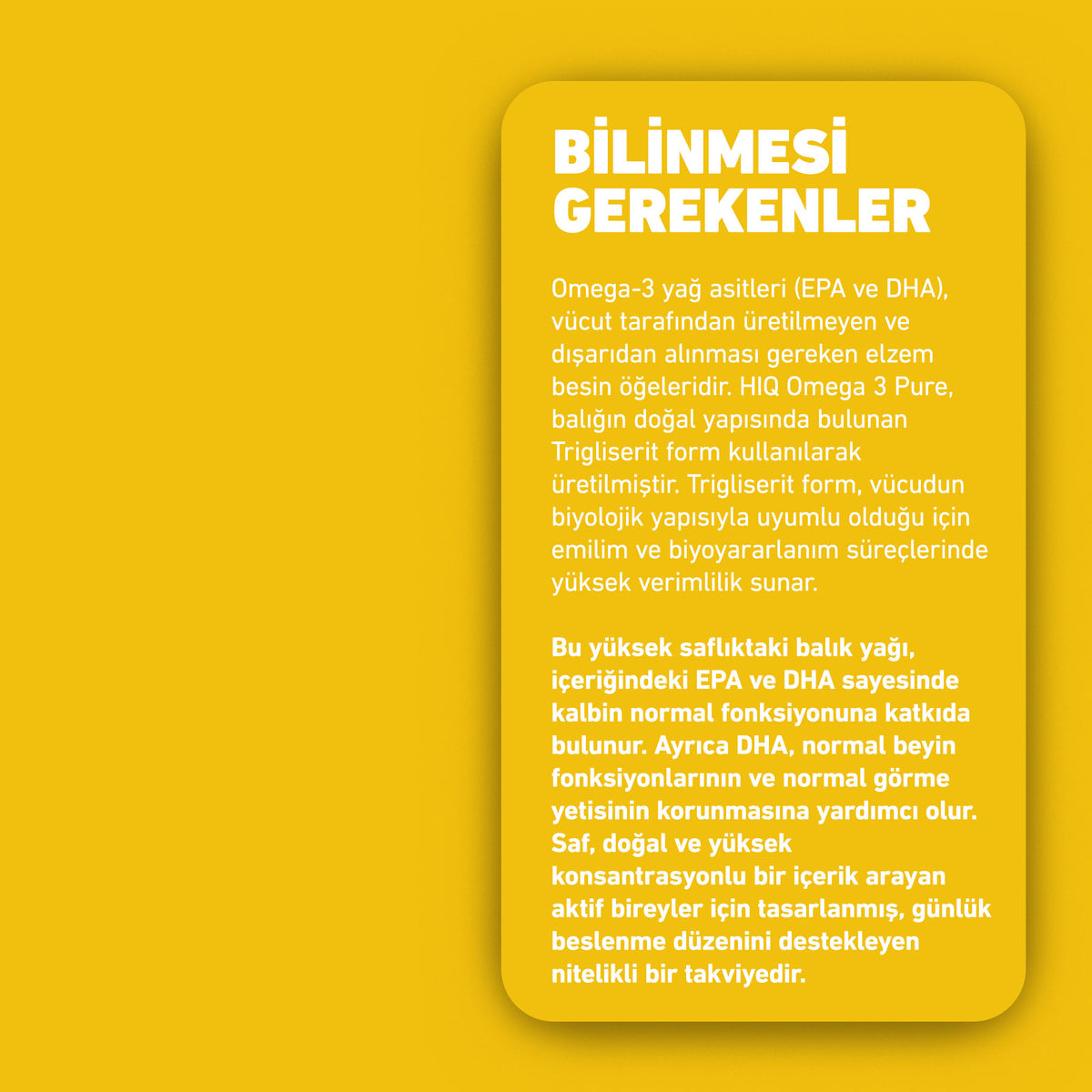 HIQ Omega 3 Pure 90 Softgels