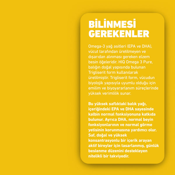 HIQ Omega 3 Pure 90 Softgels