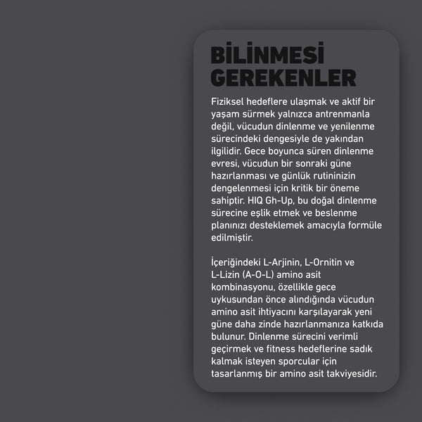 HIQ Gh-Up 120 Kapsül