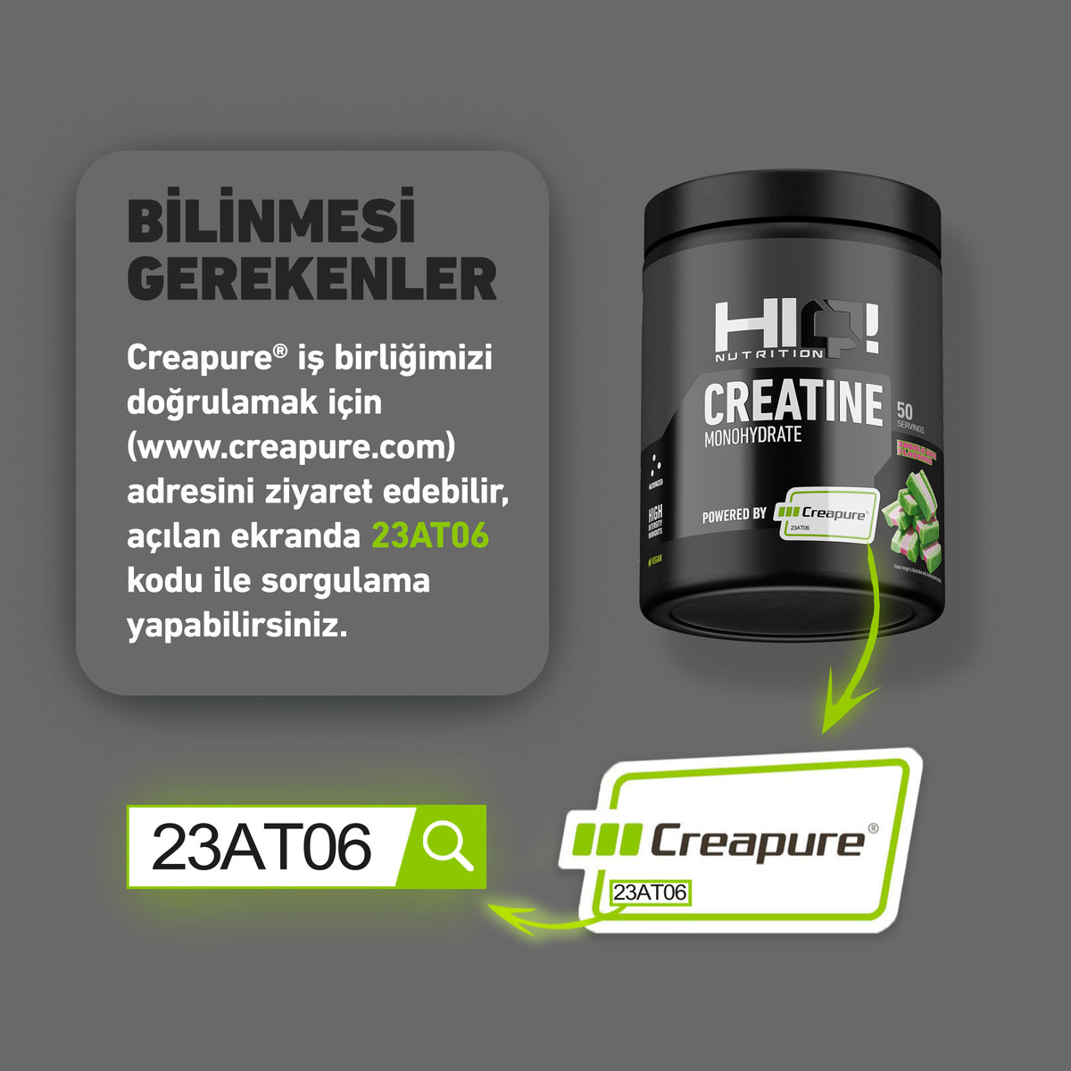 HIQ Creatine (Creapure®) 320g