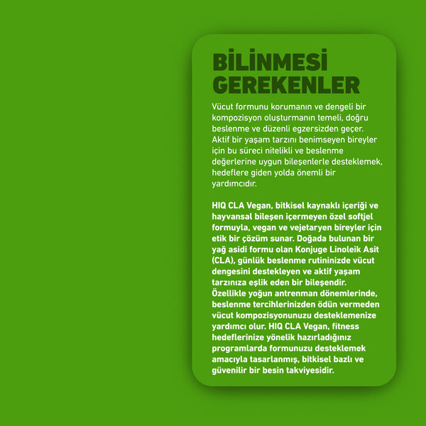 HIQ Cla Vegan  60 Softjel