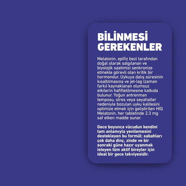HIQ Melatonin 90 Tablet