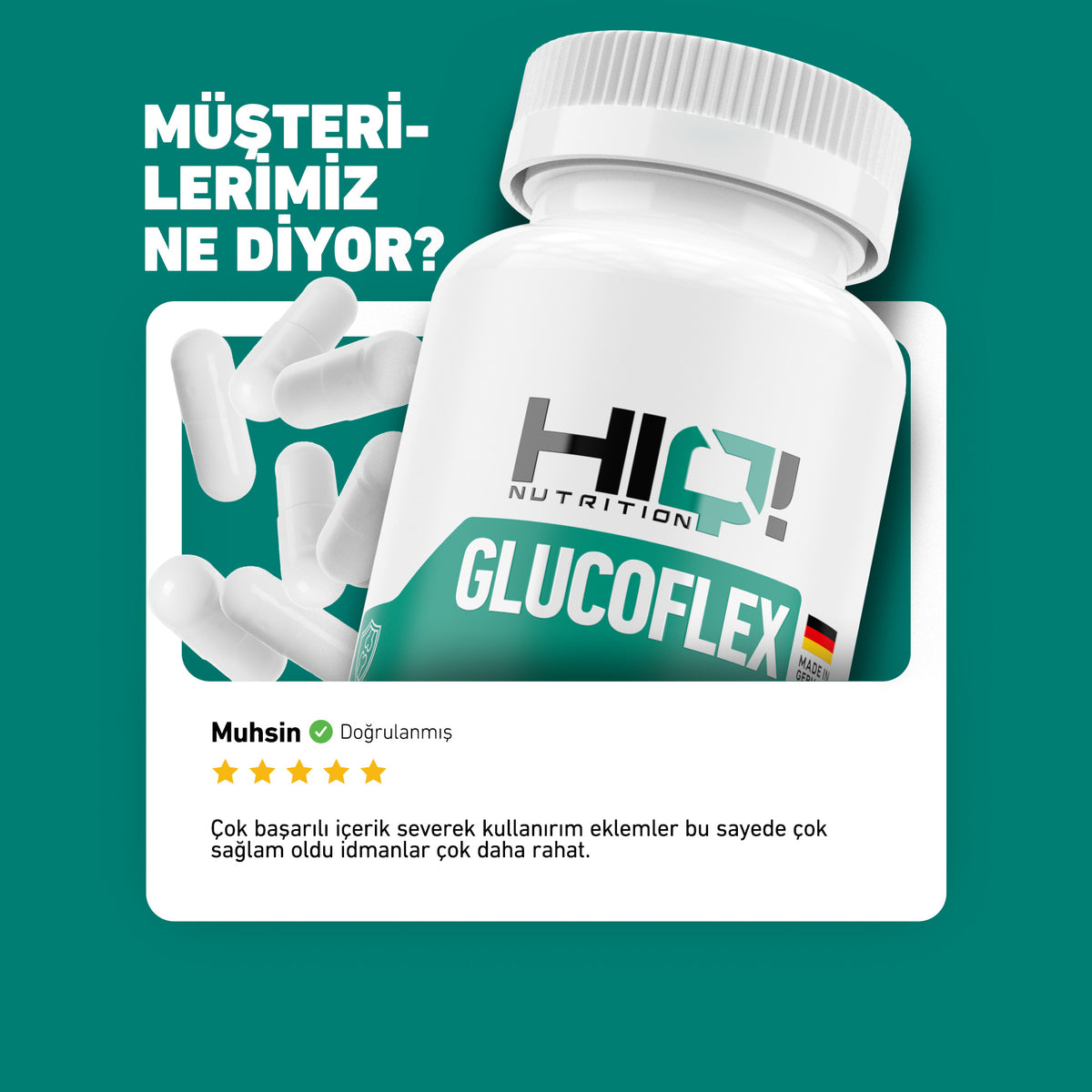 HIQ Glucoflex 120 Kapsül