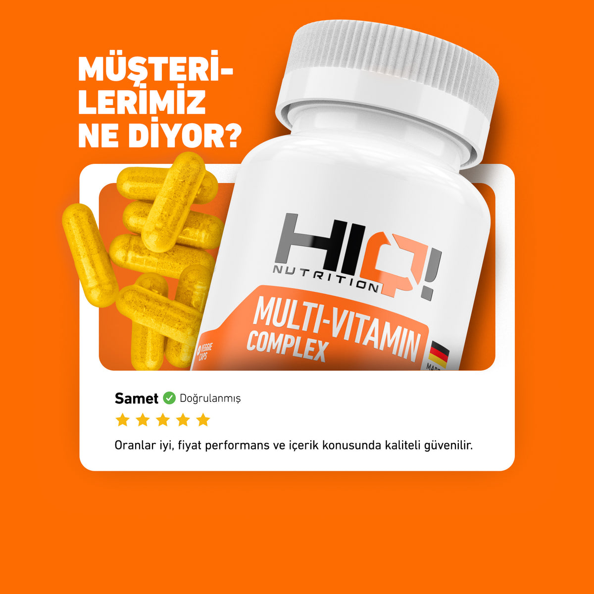 HIQ Multi-Vitamin Complex 60 Kapsül