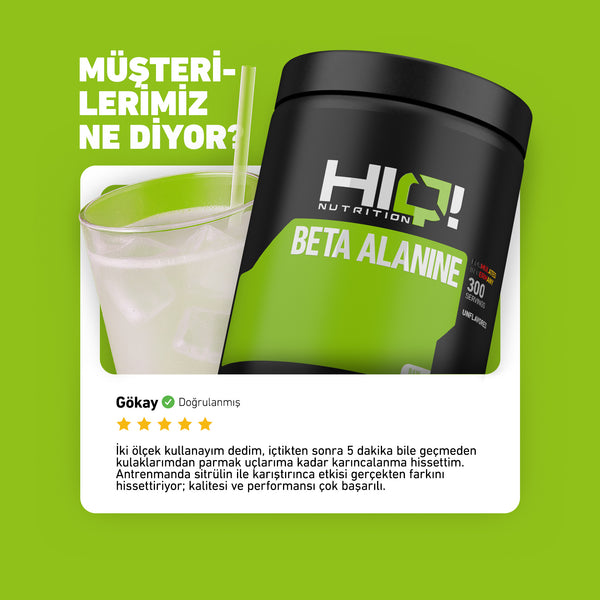 HIQ Beta Alanine 300g Unflavored