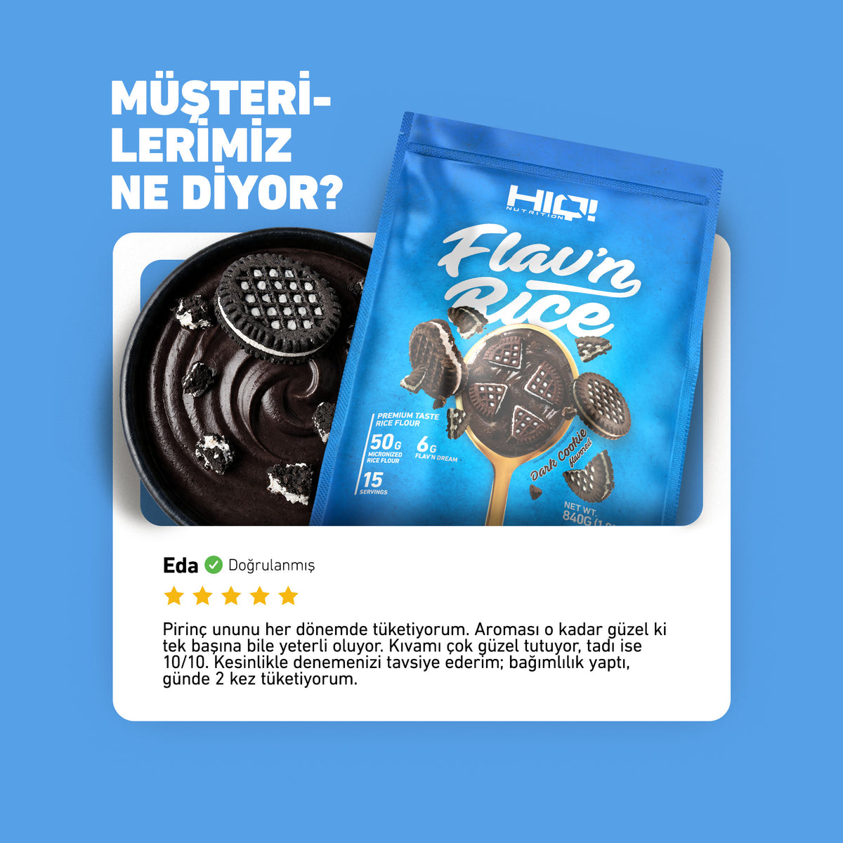 HIQ Flav'n Rice 840g