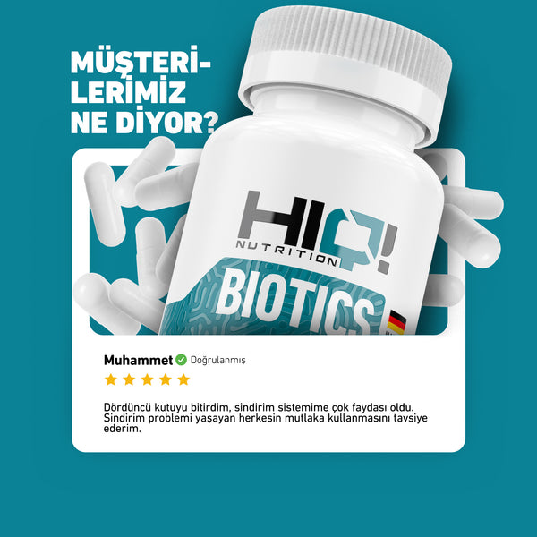 HIQ Biotics 30 Vegan Kapsül