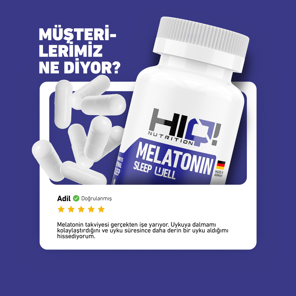 HIQ Melatonin 90 Tablet