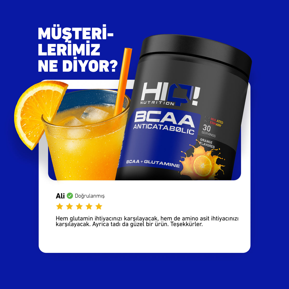 HIQ Bcaa Anticatabolic 390g